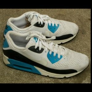 Nike Air Max 90 EM 554719-114 White Black Blue